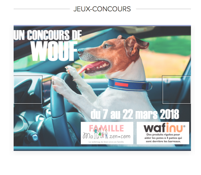 concours ma famille zen